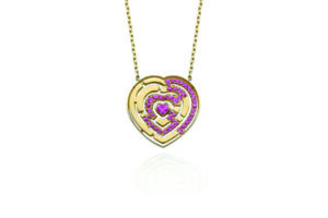 Labyrinth Heart Pendant