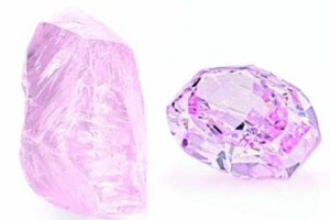 Rare pink diamonds