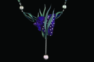 Silver jewel illustrative