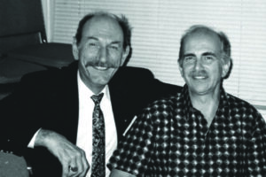 Prof. Dr. Henry A. Hanni and George Bosshart