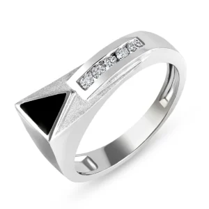 Candere Desirable Platinum And Diamond Ring