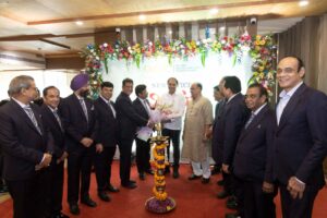 Shri Pankaj BHoyar ji at the launch of GJC new office
