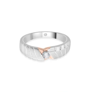 Zen Diamond India Hugo Wing Crest Ring